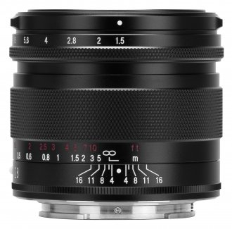 Objektiv Voigtlander Nokton 28mm f/1.5 Aspherical, për Sony E-Mount, i zi