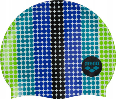 Kapelë noti Arena Junior Print Circle Stripe, silikon 100%, një masë, shumëngjyrëshe