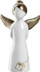 Figurinë dekorative Leonardo Little Angel Stella, 12cm, engjëll, e bardhë me ari