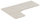 Pllakë qoshe tavoline Powerton ERGO EDGE TOP, 160x110 cm, 2.5 cm trashësi, ngjyrë akacie