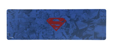 Подлога за глушец за гејминг Trust GXT 759SM XXL Superman, со прошиени рабови, против лизгање, сина