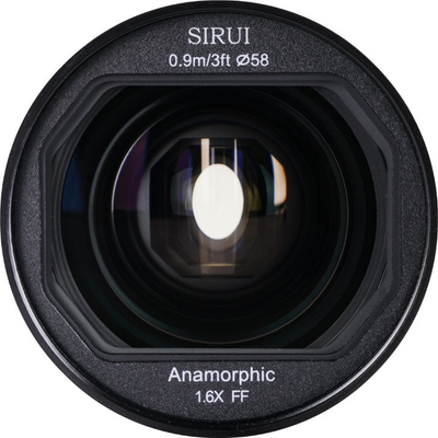 Lentë Sirui Saturn 35mm T2.9, anamorfike 1.6x, full-frame, e zezë