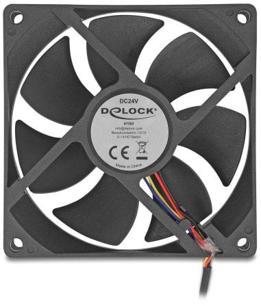 Ventilator PC Delock Axial Fan, 92mm, 24V DC, i zi