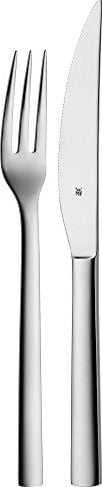 Set piruna dhe thika steak WMF Nuova, 12 copa, çelik inox, ngjyrë argjendi