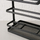 Raft muri Boltze Home Agneta, 43.5cm, hekur, i zi