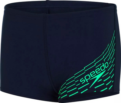 Rrobë banje çunash Speedo Medley Logo Aquashort, shkurtra, blu e errët