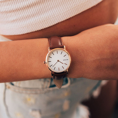 Orë dore Millner Mini Brown Leather