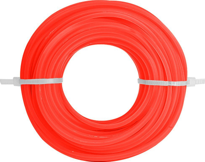 Fije prerëse katrore për trimmer, 3 mm, 15 m, portokalli