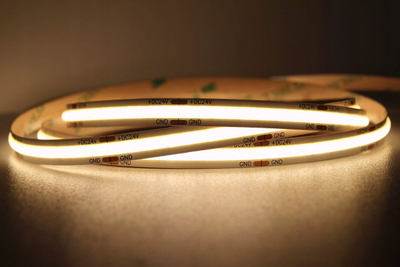 Shirit LED Mw Lighting LED COB, 5m, 24V, 3000K, i bardhë i ngrohtë