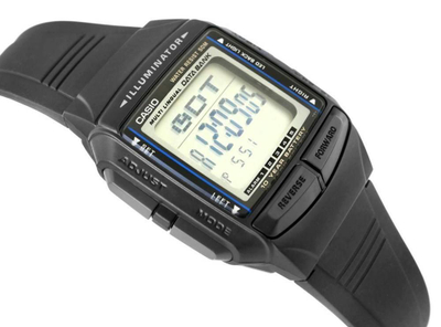 Orë dore Casio Vintage DB-36-1AVDF, digjitale, rezistente ndaj ujit, e zezë