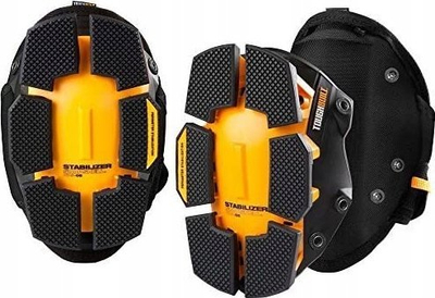 Перниче за колена ToughBuilt GelFit Stabilizer TB-KP-G205-BEA, ергономски гел, SnapShell со широка основа, црно