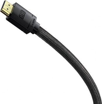 Kabllo Baseus HDMI - HDMI, e zezë, 3 m