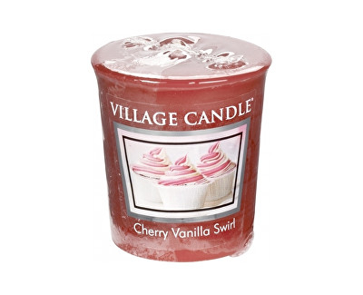 Qiri aromatik Village Candle Cherry Vanilla Swirl 57 g