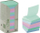 Shënime vetëngjitëse Post-it 3M Z-Notes Ecological Nature, 76x76mm, 16x100 fletë, shumëngjyrëshe pastel