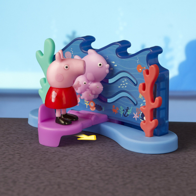Set lodrash Peppa Pig Everyday Experiences, figura dhe skena loje, shumëngjyrësh