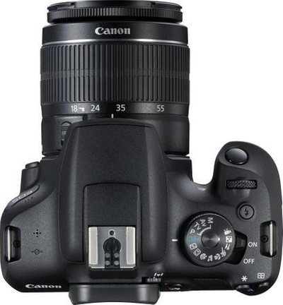 Aparat DSLR Canon EOS 2000D, 24.1MP, me lente 18-55mm IS, i zi