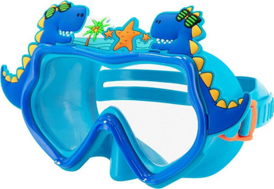 Маска за нуркање за деца Spokey Wavy Jr SPK-946122, поликарбонат, прилагодлив ремен, шарена
