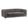 Sofa Albert 3-ulëse Chesterfield velur gri (HM3128.10), gri