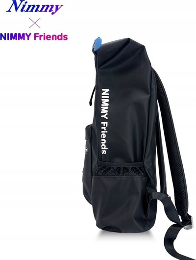 Ранец Nimmy Glasses Cool Cat, за лаптоп, црна