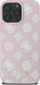 Mbrojtëse telefoni Guess Peony Script MagSafe, për iPhone 16 Pro 6.3", hardcase, rozë