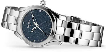 Orë dore për femra Tissot T-Lady T-Wave, e argjendtë
