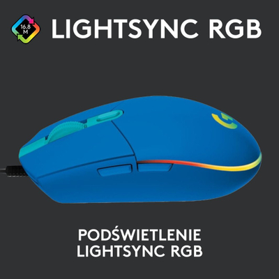 Miu Logitech G102 Lightsync + Kufje Logitech G Pro X, me kabllo, RGB, e kaltër/e zezë