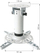 Mbajtëse projektori Techly ICA-PM 200WH, 15kg, e bardhë