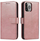 Mbulesë telefoni Hurtel Magnetic Case për Samsung Galaxy A26, kapak me magnet, xhepa për karta, rozë