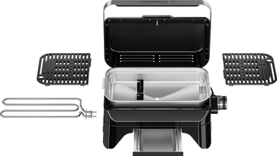Grill elektrik Campingaz Attitude 2go, BBQ, pllakë gize, i zi