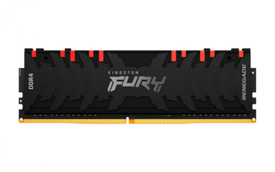 Memorie RAM Kingston Fury Renegade RGB 8GB DDR4, 3200MHz, modul i vetëm, e zezë