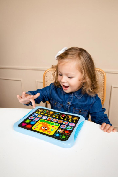 Tablete edukative për fëmijë My First Interactive Tablet, mësim interaktiv, tinguj dhe meloditë, shumëngjyrëshe