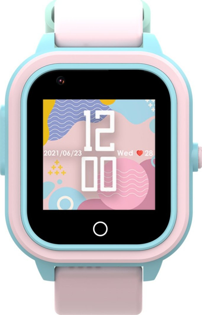 Ora inteligjente për fëmijë Bemi Linki, 1.4", 4G GPS, rozë blu