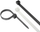 Organizues për kabllo ZOY Ties, 300mm, 100 copë, të bardha