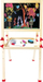 Tabllo loje Bino Double-Sided Magnetic Board, me dy anë, magnetike, 80 x 40 x 42 cm