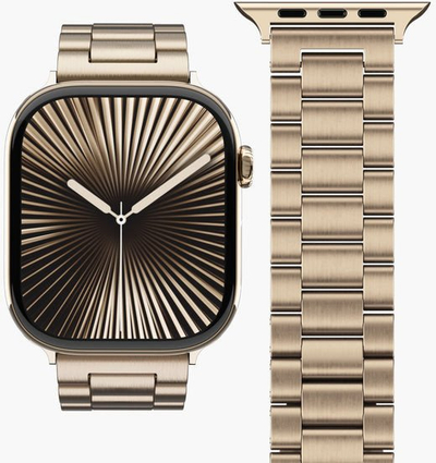 Rrip ore Vonmählen Link Bracelet 2 për Apple Watch, 44–49mm, çelik inox 316L, ngjyrë gold