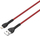 Kabllo USB Lightning Ldnio LS482, 2m, 2.4A, e kuqe