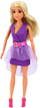 Kukull LeanToys Anlily Fashion, 30cm, me aksesorë, vjollcë