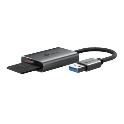 Читач на картички TP-Link UA430, USB 3.0 Type A, SD и microSD, сива