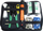 Set mjete rrjeti 19 në 1, tester kabllosh RJ45 RJ11, vegël krimpimi, në kuti të zezë