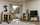 Kabinet TV SIMPLO 1D2S, 2 sirtarë, 1 derë, antracit me dekor oak artisan