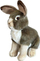 Lepurush pelushi Dubi Grey Rabbit, 30cm, gri