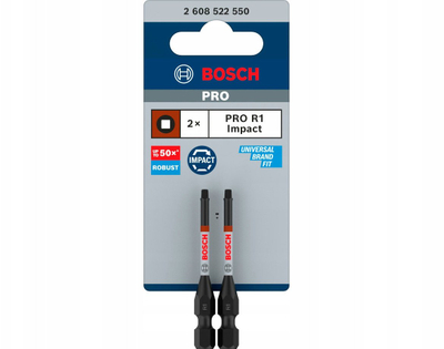 Set bitash Bosch Pro Impact Control R1 Robertson, 55mm, 2 copa