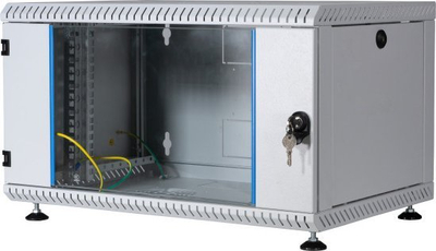 Raf mur për në mur EFB Elektronik 691715VGR.60, 15U, 50kg, gri