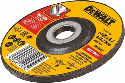 Disk flap DeWALT DT3266 QZ, 125mm, granulim 60, pako me 10 copa