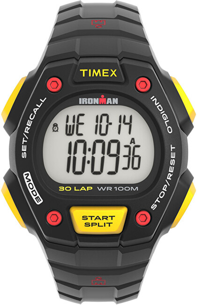Orë dore për meshkuj Timex, e zezë