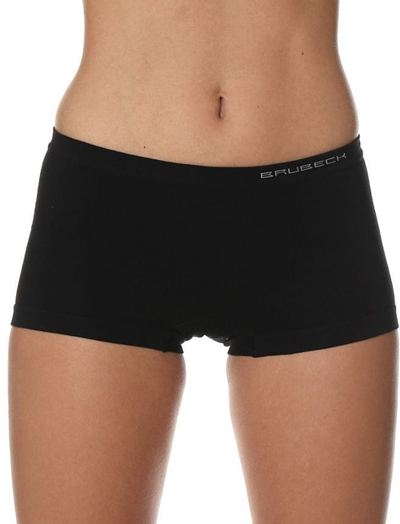 Breke bokser për goca Brubeck Comfort Cotton BX10470A, pa qepje, madhësia S, të zeza