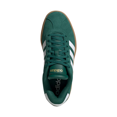 Atlete Adidas VL Court Bold W JP6917, lëkurë zbruese, taban gome, ngjyrë e zezë