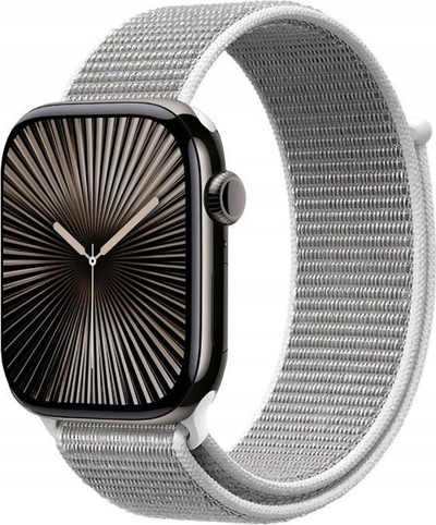 Rrip ore Crong Sport Band për Apple Watch 49mm, najlon, i gri