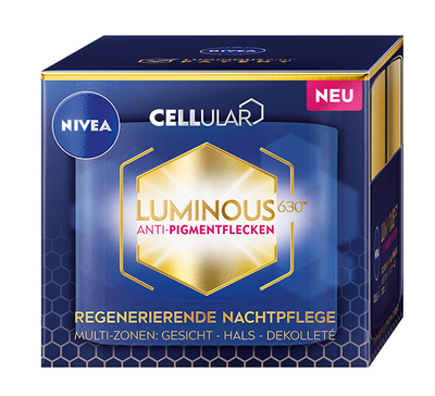 Krem nate për fytyrë Nivea Cellular Luminous 630, 50 ml