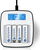 Karikues baterish EverActive NC-1000M, 4 kanale, ekran LCD, gri